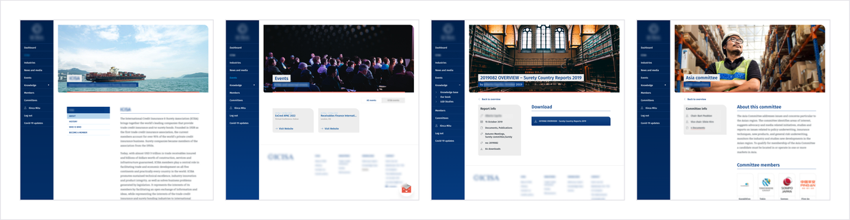 Old site screenshots